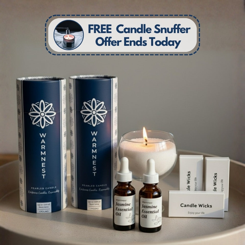 Warmnest DIY Candle Kit Custom, Eco-Friendly Refillable