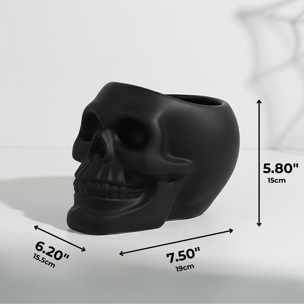 Halloween Skull Vessel