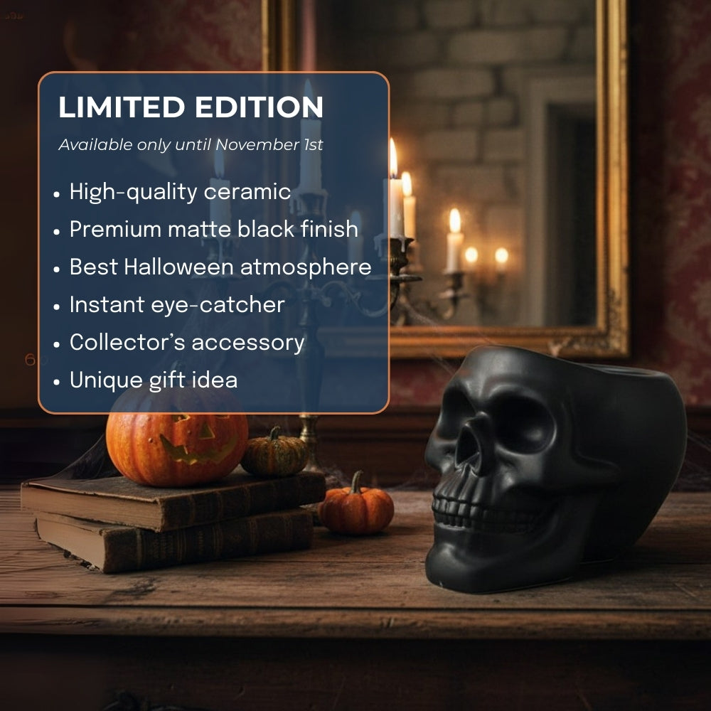 Halloween Skull Vessel