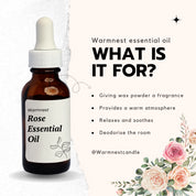 Rose Oil 10mL | Floral Candle Fragrance | Phthalate-Free