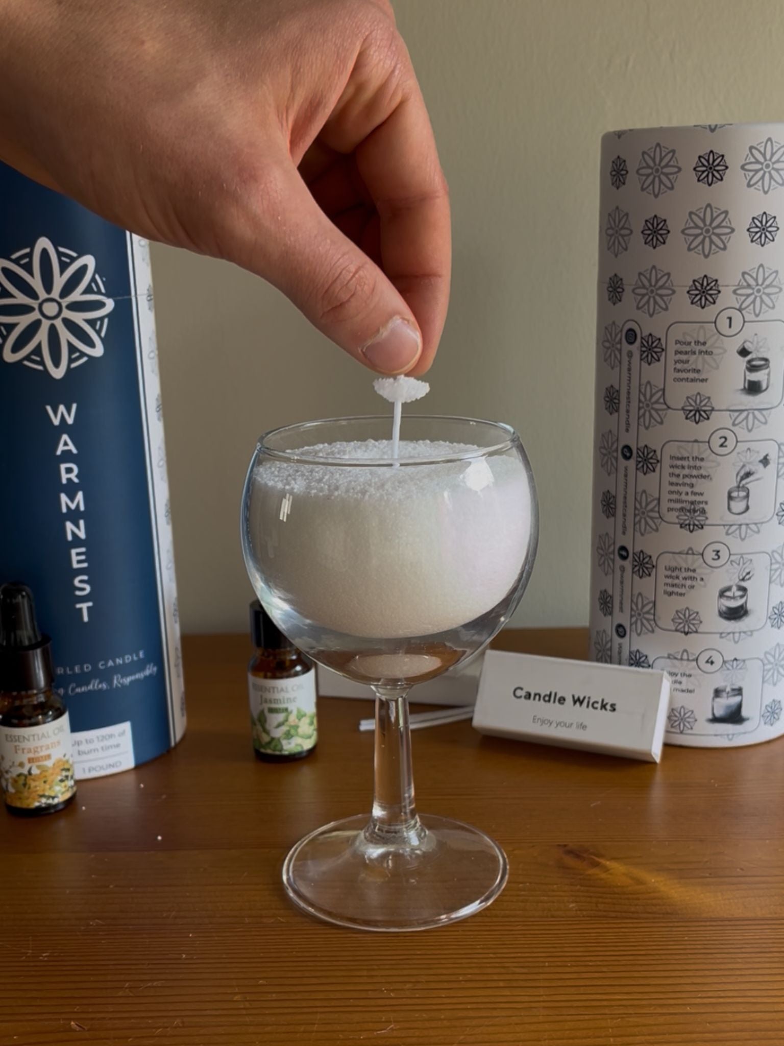 Warmnest® Pearled Candle