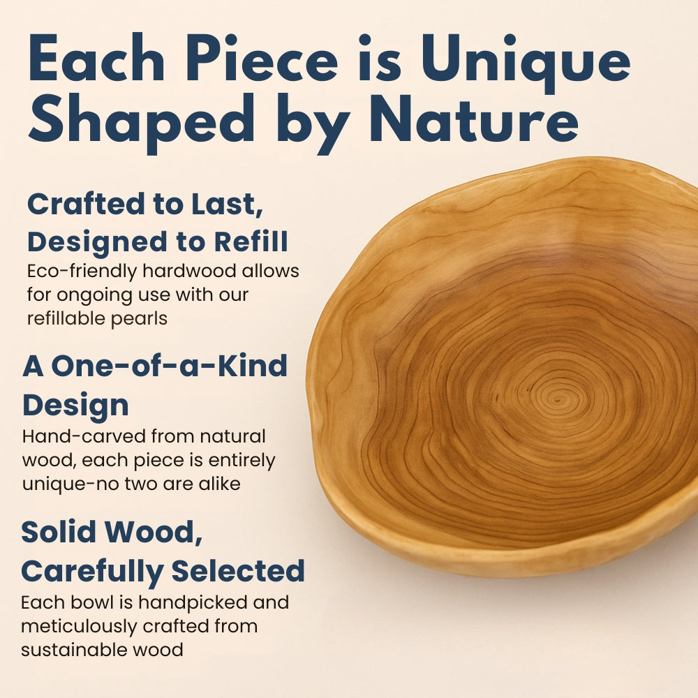 Wooden Candle Vessel