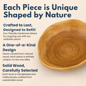 Wooden Candle Vessel