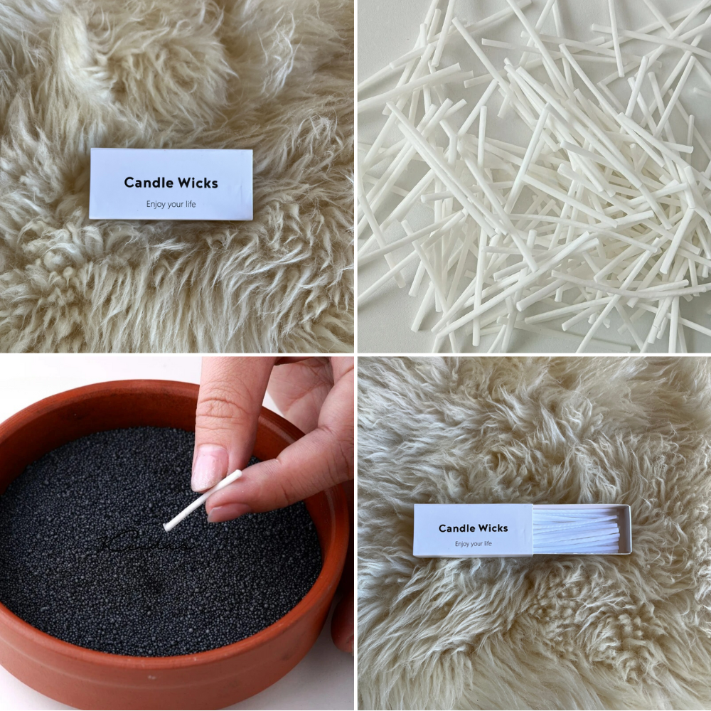 Natural Cotton Wicks – 90 pcs