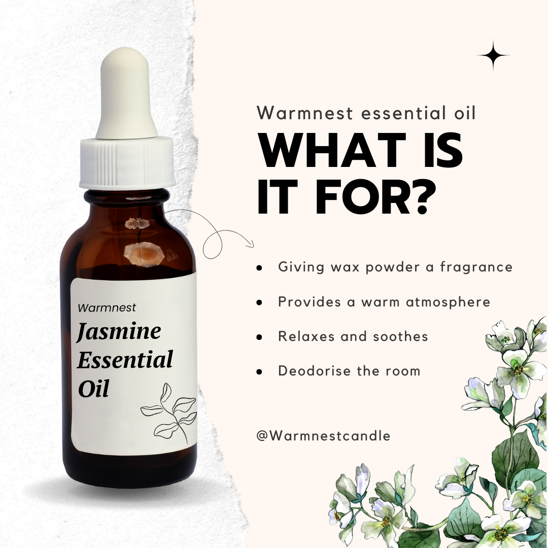 Jasmine Oil 10mL | Floral Candle Fragrance | Phthalate-Free