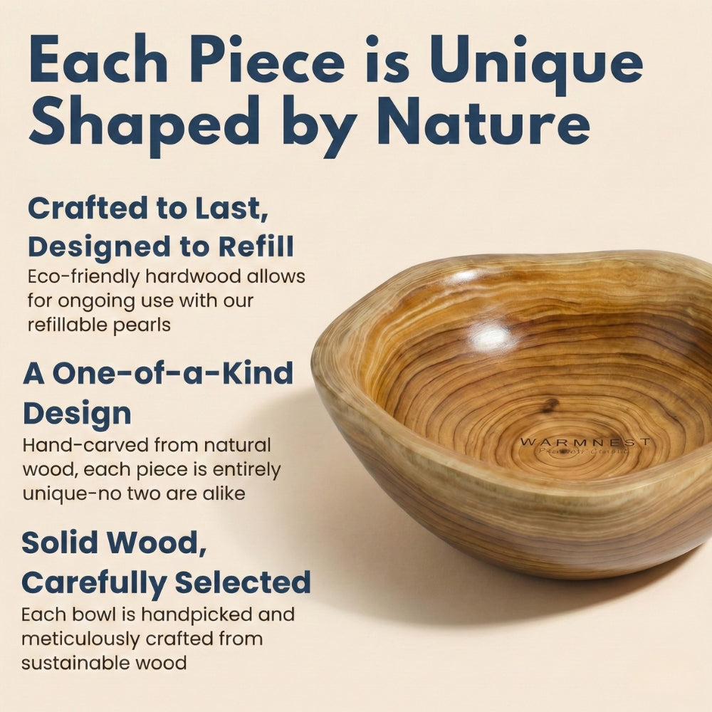 Wooden Candle Vessel