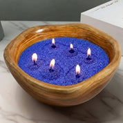 Wooden Candle Vessel