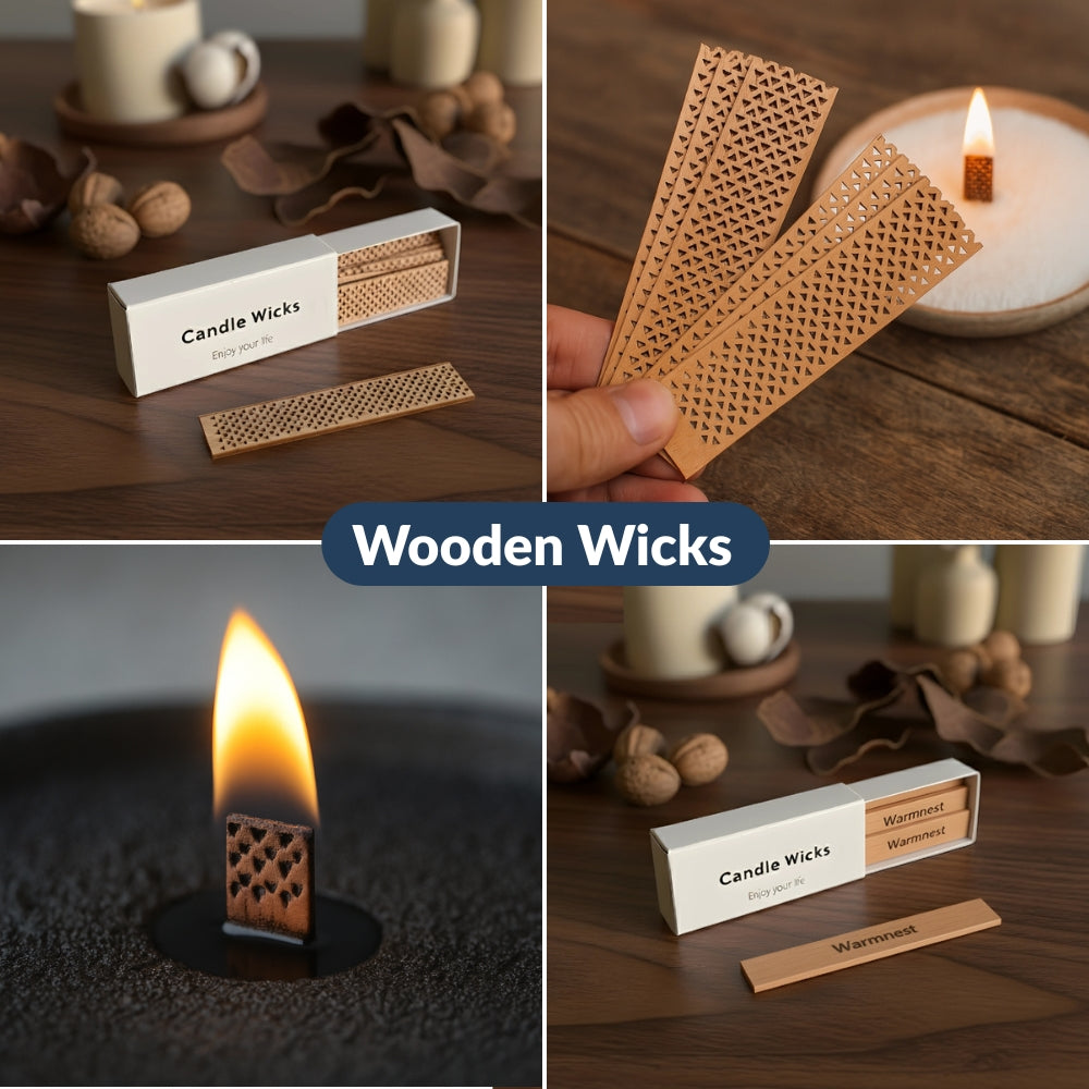 Wooden Wicks - 10pcs in each box
