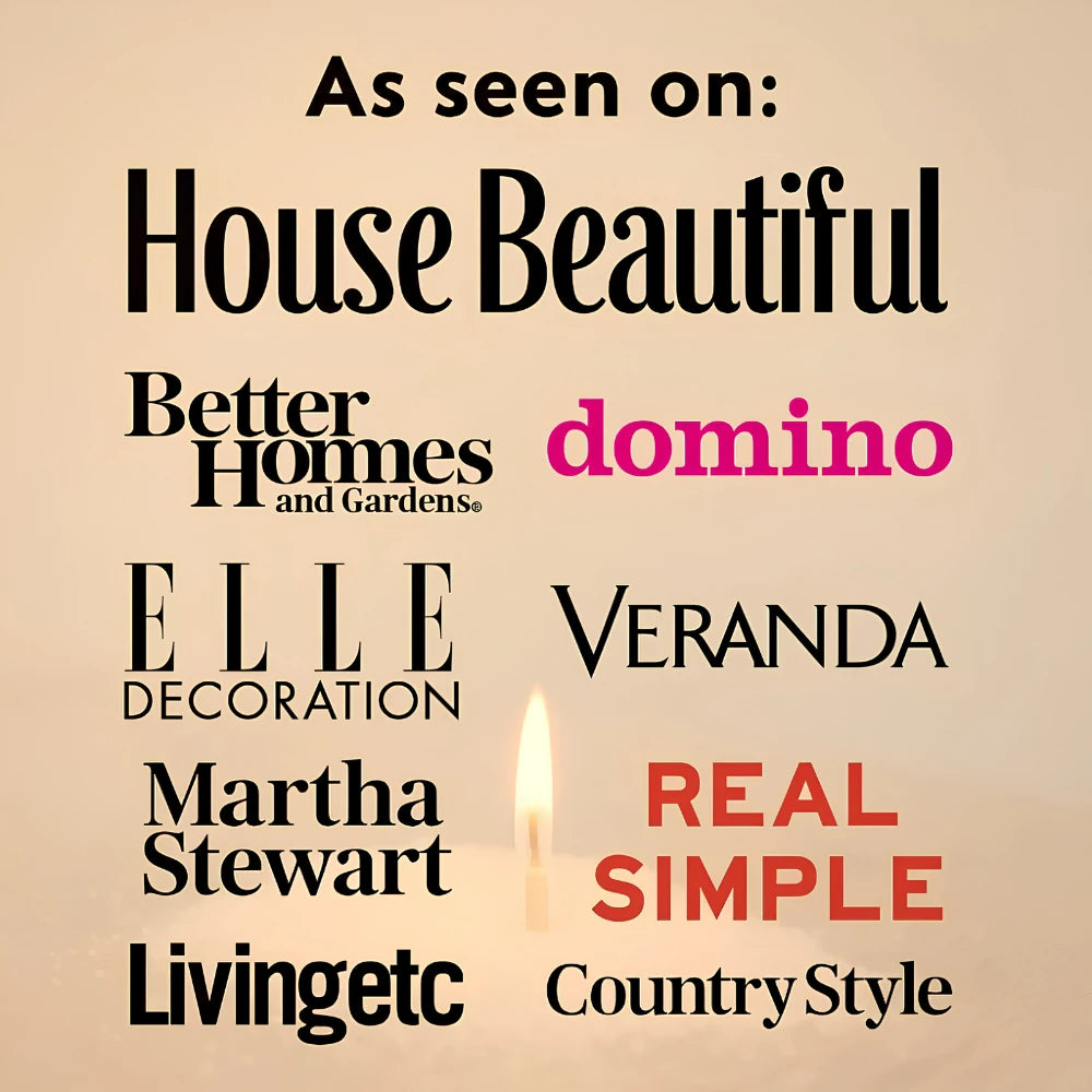 Warmnest featured in House Beautiful, Better Homes and Gardens, Domino, Elle Decoration, Veranda, Martha Stewart, Real Simple, Livingetc and Country Style