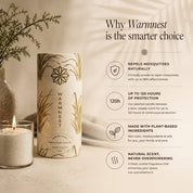 Warmnest® Citronella Pearled Candle — Natural Mosquito Repellent - Warmnest Candle
