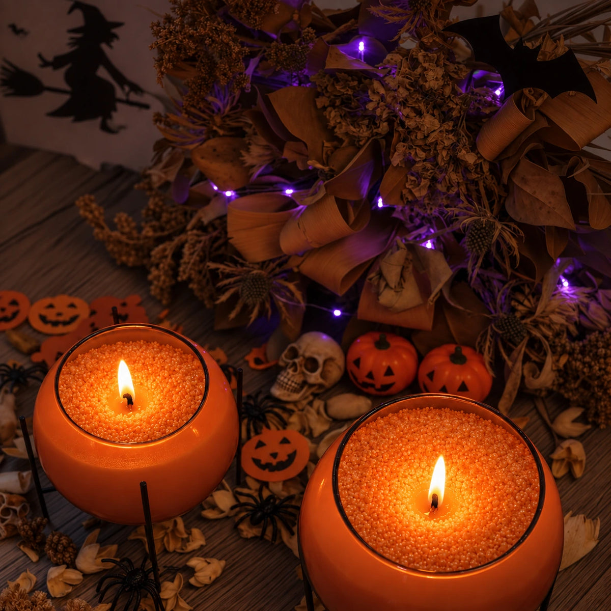 Halloween, lit from the inside.