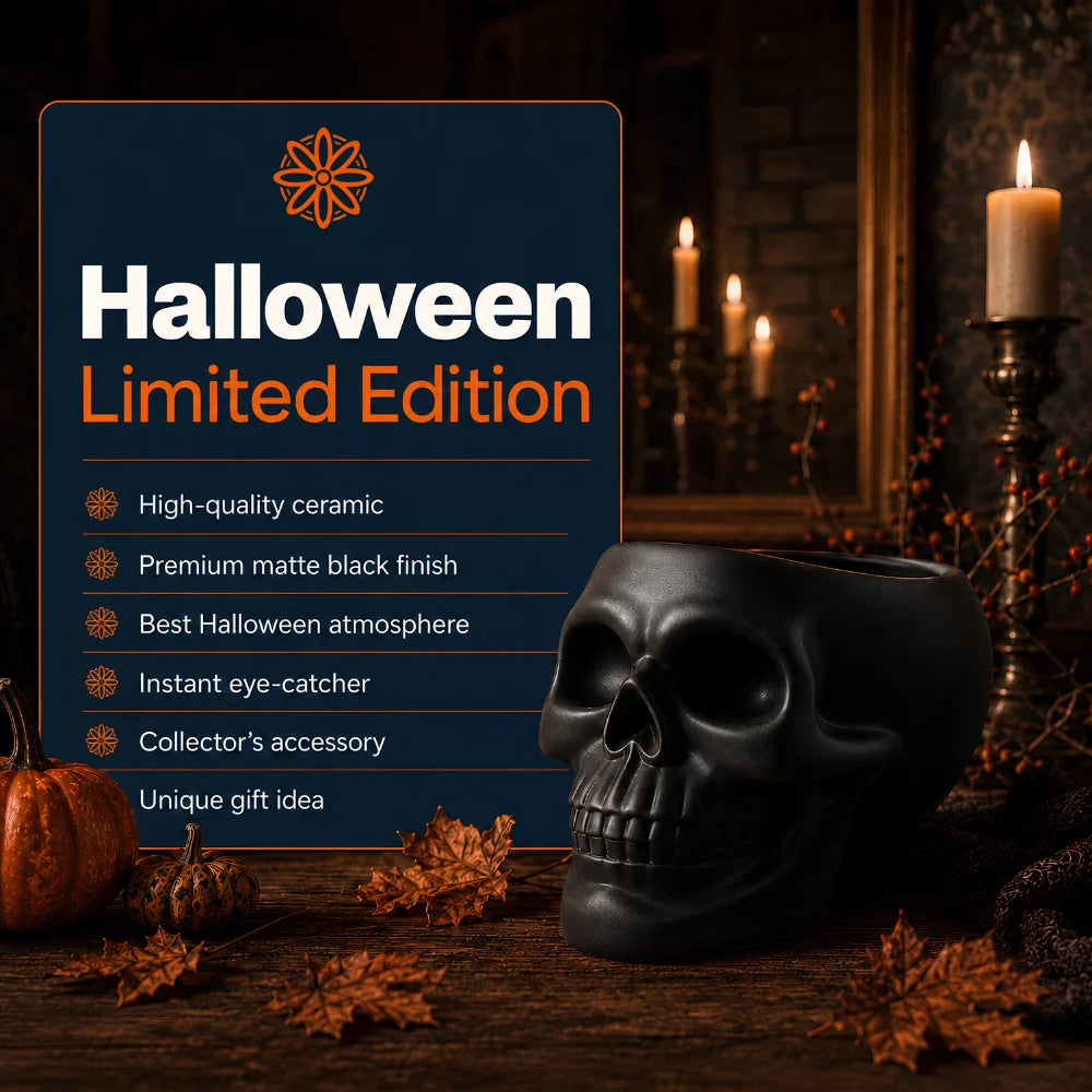 Halloween Skull Vessel