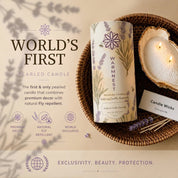 Warmnest® Lavender Pearled Candle — Natural Fly Repellent - Warmnest Candle