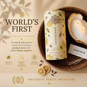 Warmnest® Lemon & Clove Pearled Candle — Natural Wasp Repellent - Warmnest Candle