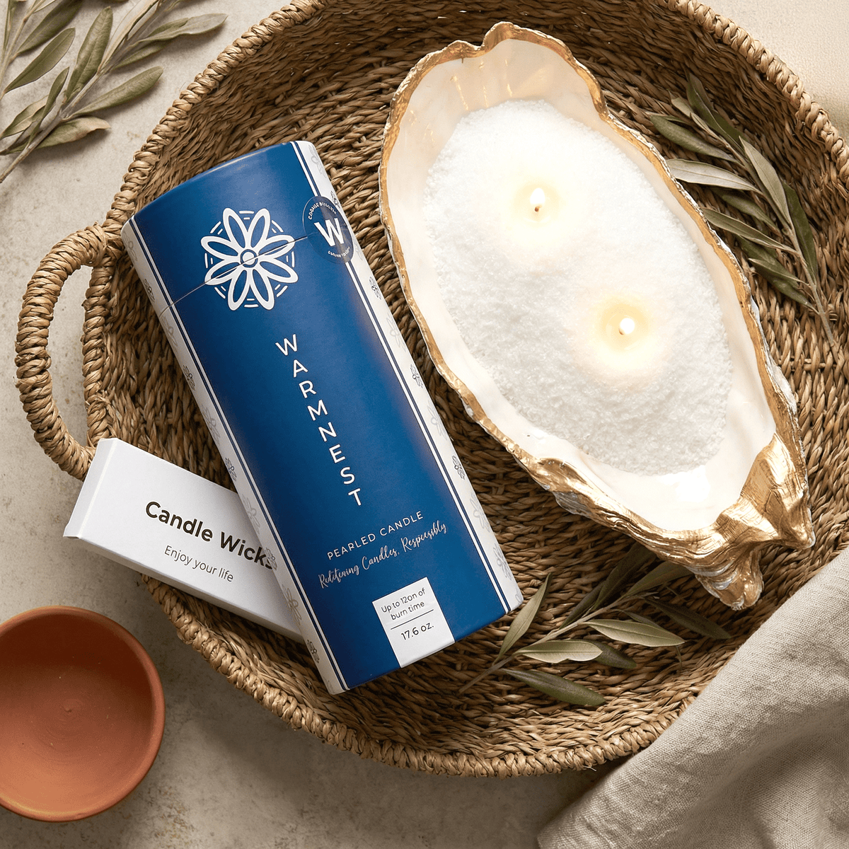 Warmnest® - Pearled Candle