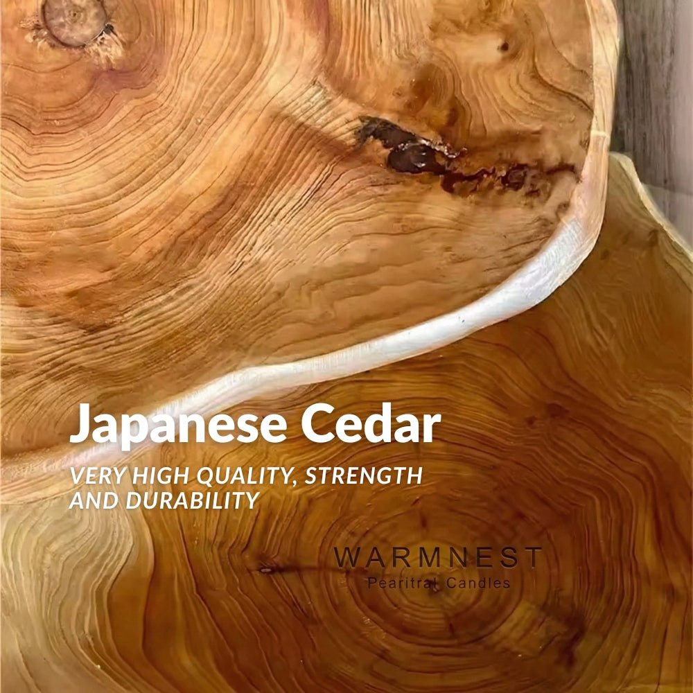 Wooden Candle Vessel - Warmnest Candle