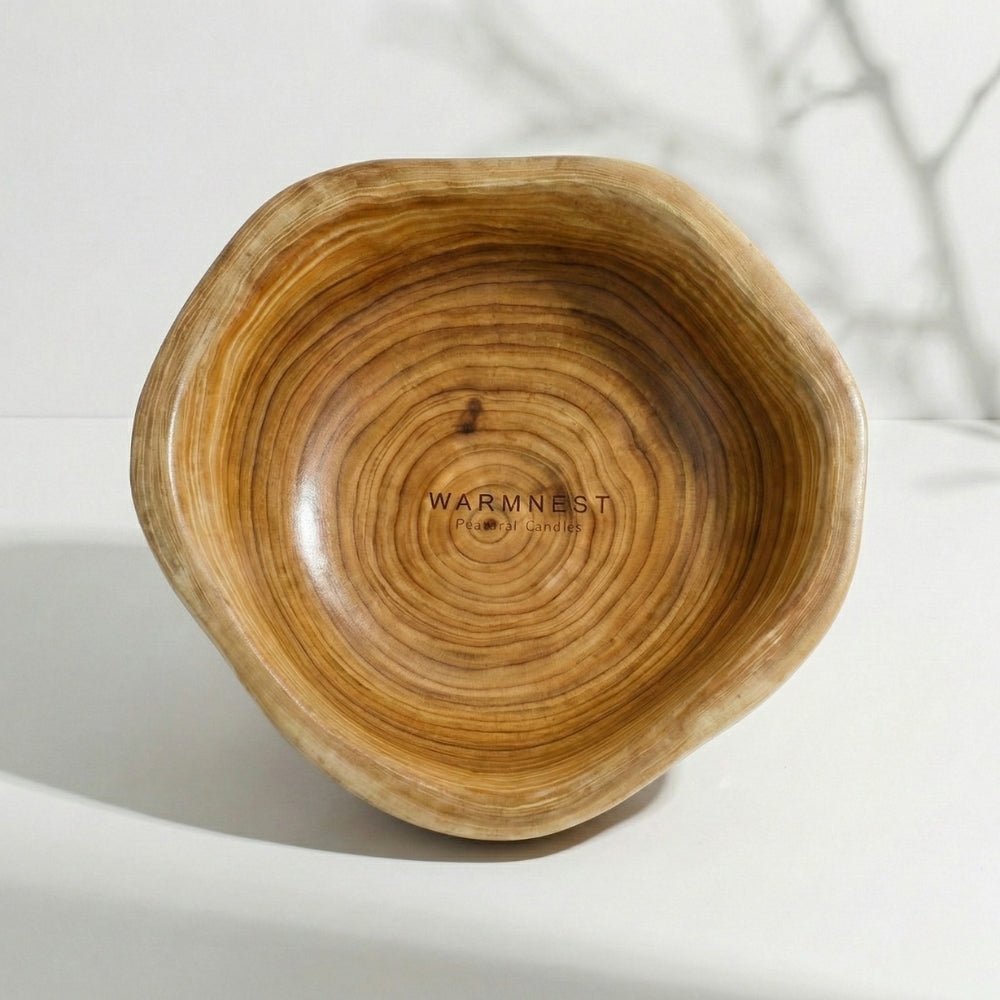 Wooden Candle Vessel